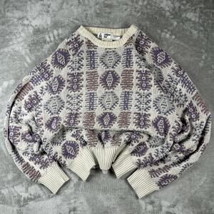 vintage London Fog striped sweater made of 100% cotton Size Large